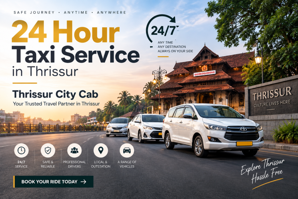 Taxi Service in Thrissur — Thrissur City Cab